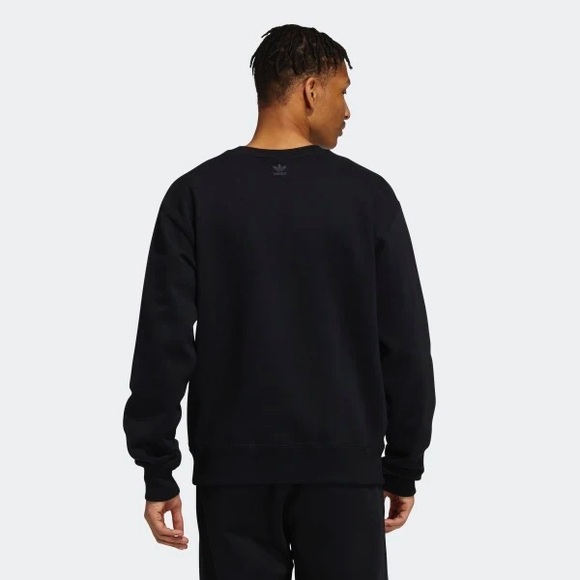 NWT ADIDAS PHARRELL WILLIAMS BASICS CREWNECK SWEATSHIRT (GENDER NEUTRAL) GT4329 - Picture 4 of 13